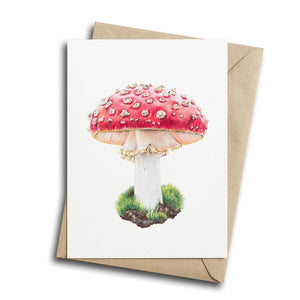 Hayley Wilson - Greeting Card - Magic Mushroom