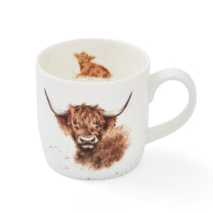 Royal Worcester - Wrendale - Highland Cow Mug