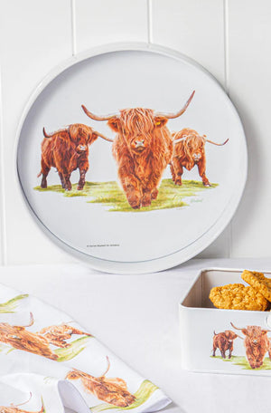 Ashdene - Highland Herd - Round Serving Tray