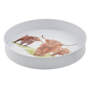 Ashdene - Highland Herd - Round Serving Tray