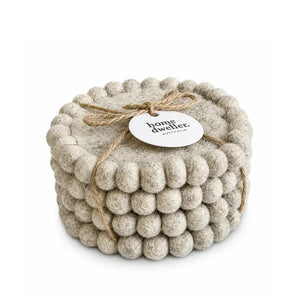 Felt Coaster Set - Cloud