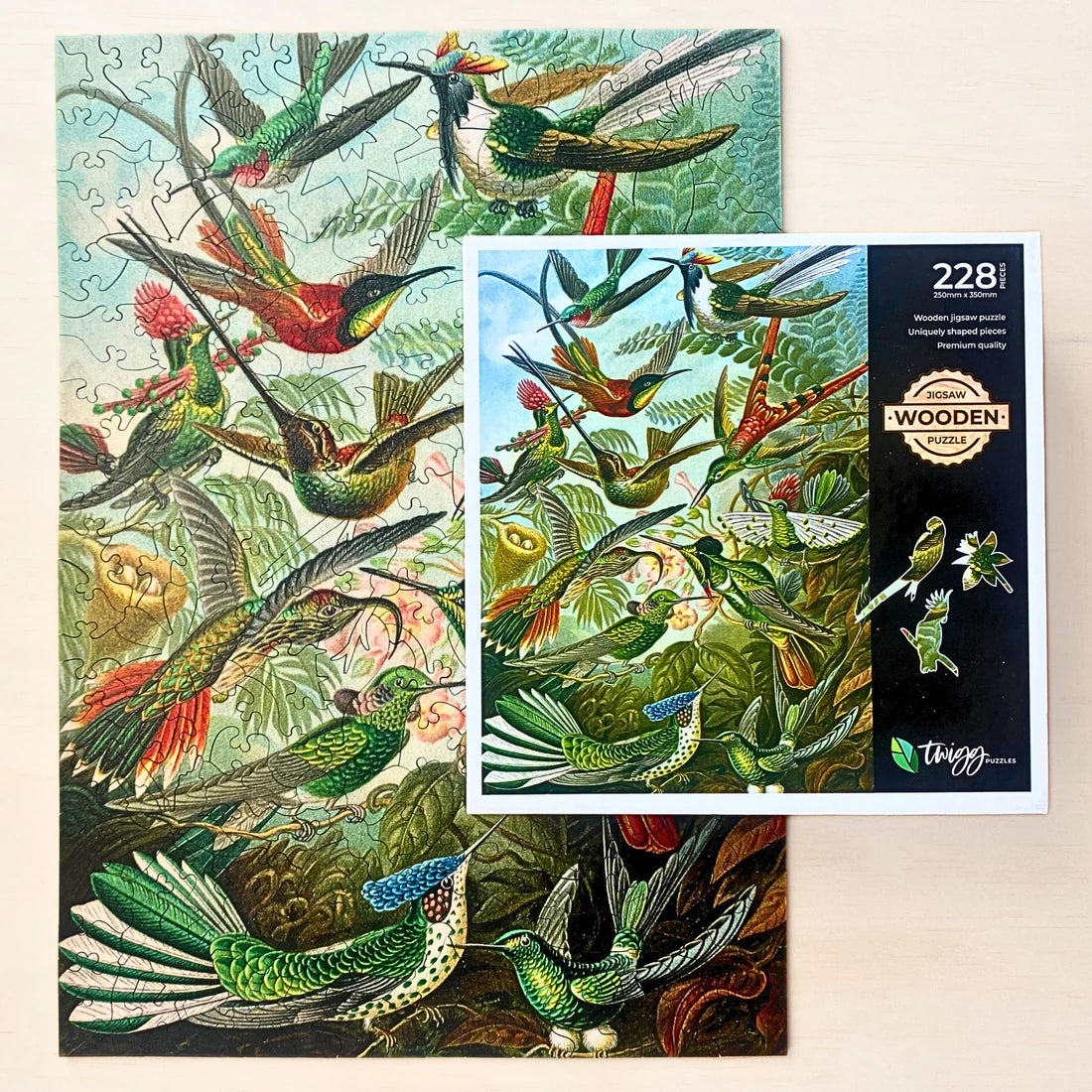 Twigg Puzzles - Hummingbirds - 228 Pieces