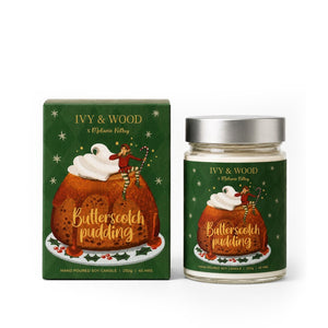 Ivy & Wood - Soy Candle - Christmas - Butterscotch Pudding