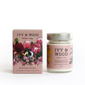 Ivy & Wood - Soy Candle - Australian Florals