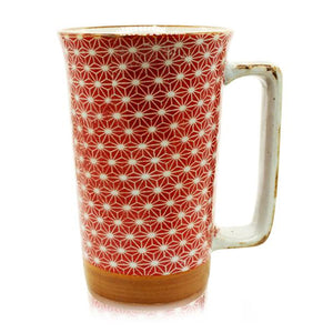 Japanese Tall Mug - Kira Red