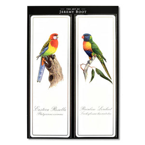 Jeremy Boot - Bookmark Pairs - Rosella & Lorikeet