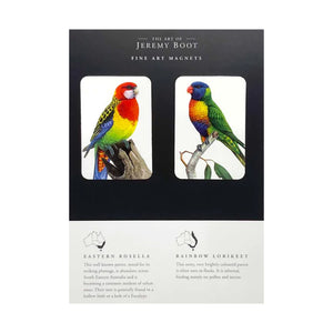 Jeremy Boot - Magnet Pairs - Rosella & Lorikeet