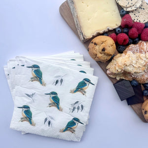 Jeremy Boot - Paper Napkins - Sacred Kingfisher (Pack of 20)