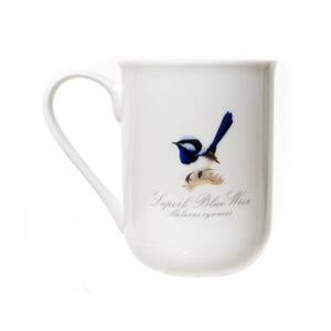 Fine Bone China Mug - Blue Wren