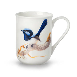 Fine Bone China Mug - Blue Wren