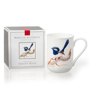 Fine Bone China Mug - Blue Wren