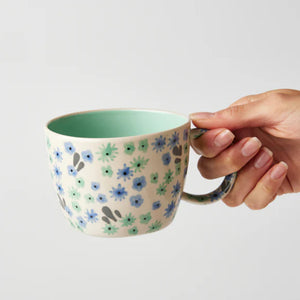 Chino mug - Ditsy Mint