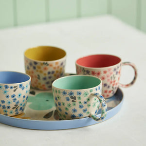 Chino mug - Ditsy Mint