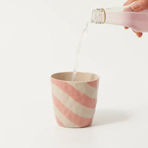 Cabana Stripe Tumbler - Pink