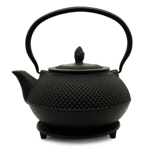 Cast Iron Teapot - Kaito Black 1.2L