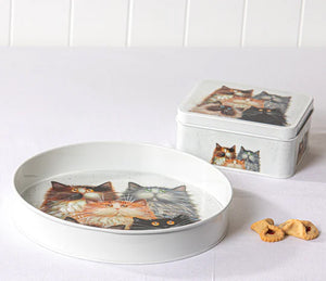 Ashdene - Kim's Cats - Round Serving Tray