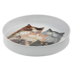Ashdene - Kim's Cats - Round Serving Tray