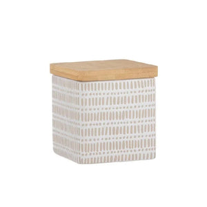 Ladelle - Orion White Canister - Lines