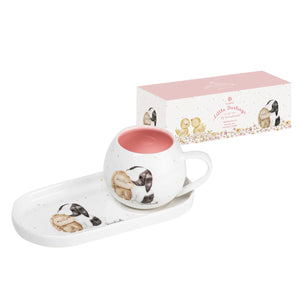 Ashdene - Little Darlings Bunnies Mini Mug & Plate Set