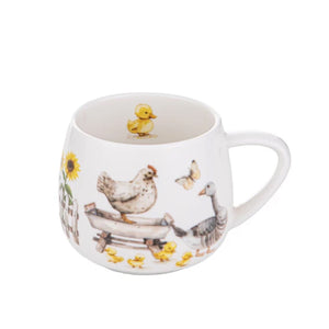 Ashdene - Little Farm Mini Hug Mug - Chickens & Duck