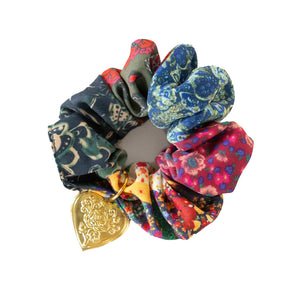 Natural Life - Locket Scrunchie - Bright Patchwork