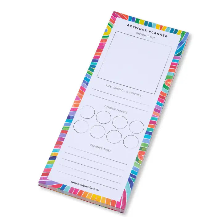 Lordy Dordie - Artwork Planner Notepad