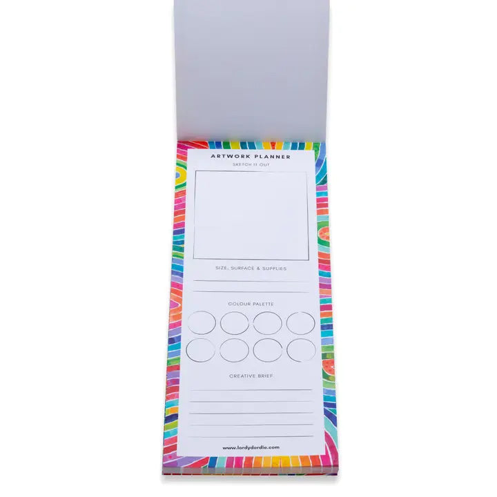 Lordy Dordie - Artwork Planner Notepad