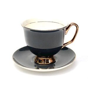 Slate Grey Teacup & Saucer XL - 375ml