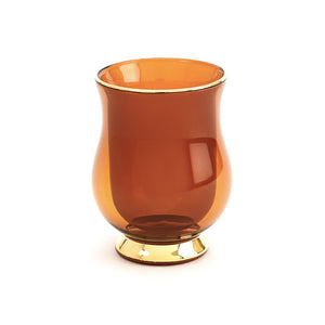 LyndalT - Double Wall Latte Glass - Amber