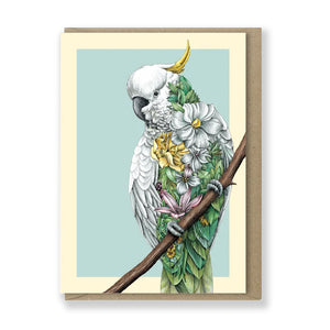 Marini Ferlazzo - Greeting Card - Cockatoo Bushwalk