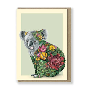 Marini Ferlazzo - Greeting Card - Koala Bushwalk