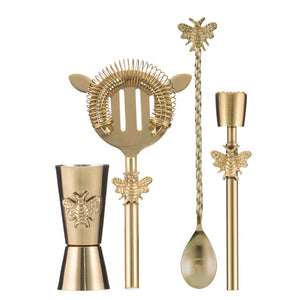 Tempa - Modern Bee 4pc Barware Set