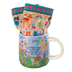 Mug & Socks Set - Every Cat Has A Home