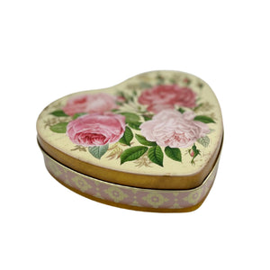 Nostalgia - Roses Small Heart Shape Tin