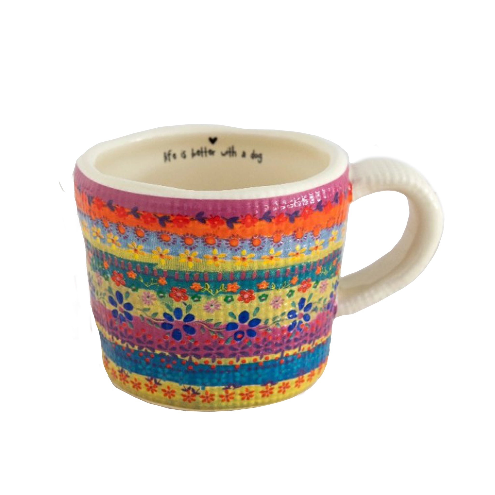 Natural Life Dog Peekaboo Mug