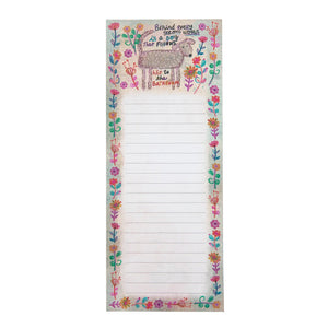 Natural Life - Magnetic List Pad - Behind Every Strong Woman