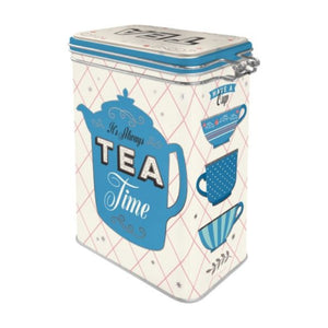 Nostalgic Art - Clip Top Storage Tin - Tea