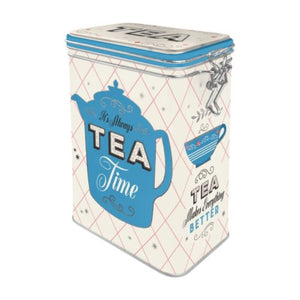 Nostalgic Art - Clip Top Storage Tin - Tea