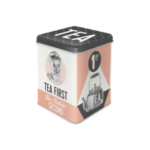 Nostalgic Art - Tea Storage Tin - Tea First