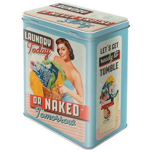 Nostalgic Art - Storage Tin Large - Laundry Today