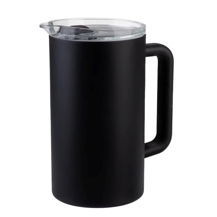 Oasis - Ceramic Lined Water Pitcher 1.5L - Black