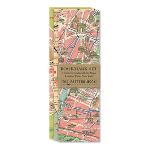 Bookmarks - Cultural City Maps (Set of 3)
