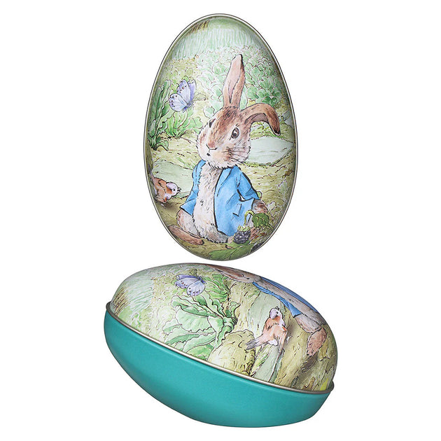 Peter Rabbit - Egg Shaped Tin - Green - Red Sparrow Tea Company