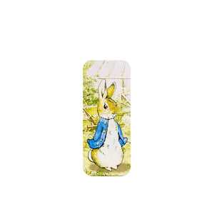 Petter Rabbit -  Mini Slider Tin - Peter in Garden
