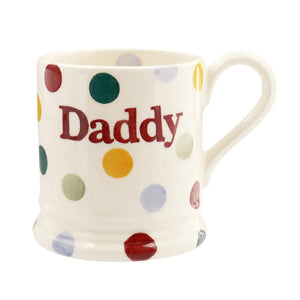 Emma Bridgewater - Polka Dot Daddy 1/2 Pint Mug