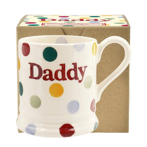Emma Bridgewater - Polka Dot Daddy 1/2 Pint Mug