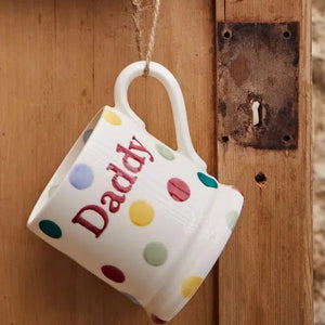 Emma Bridgewater - Polka Dot Daddy 1/2 Pint Mug