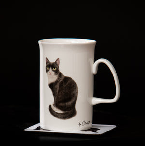 Ashdene - Purrrfect Moments Mug - B/W Tuxedo