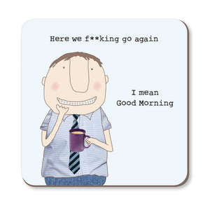 Rosie Made a Thing - Coaster - Here We Go (Boy)