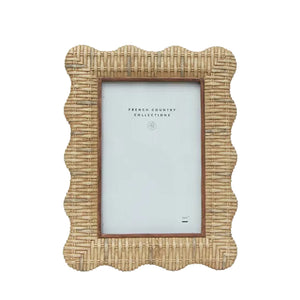 Photo Frame - Rattan Wavy 4x6"